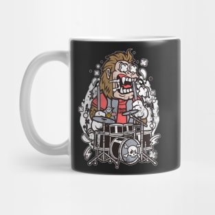 Gorilla Drums Destroyer of Silence Drummer Distressed Mug